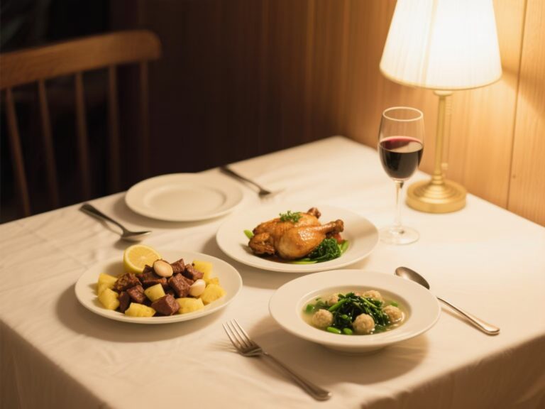 二人晚餐食谱：咸蛋黄鸡翅 + 香煎牛排 + 黑椒肉肠意面